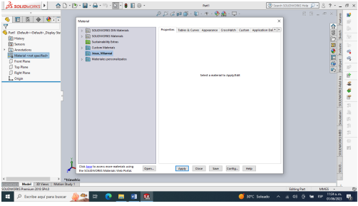 Crear nuevas librer�as para cargar materiales.