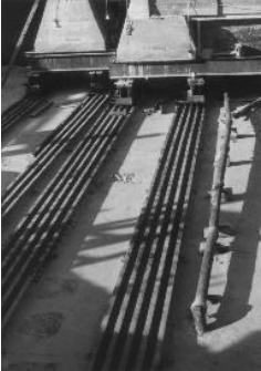 Sistema de rieles, Edificio Telmex. Fuente [15]