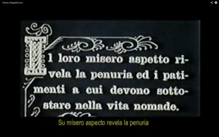 Su msero aspecto revela la penuria y los sufrimientos que deben padecer en la vida nmada. (De Agostini 1933, 6 parte del film).