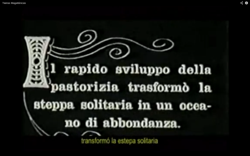 El rpido desarrollo del pastoreo transform la estepa solitaria en un ocano de abundancia. (De Agostini, 1933 6 parte del film)