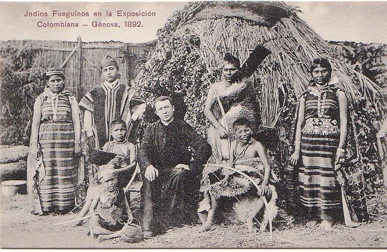 Fueguinos y mapuches en la Exposicin talo-americana, Gnova 1892. Aporte de Eduardo Paredes