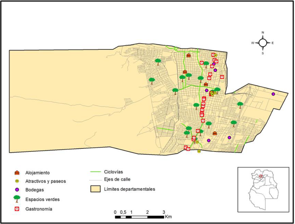 Turismo en el departamento Godoy Cruz. Provincia de Mendoza