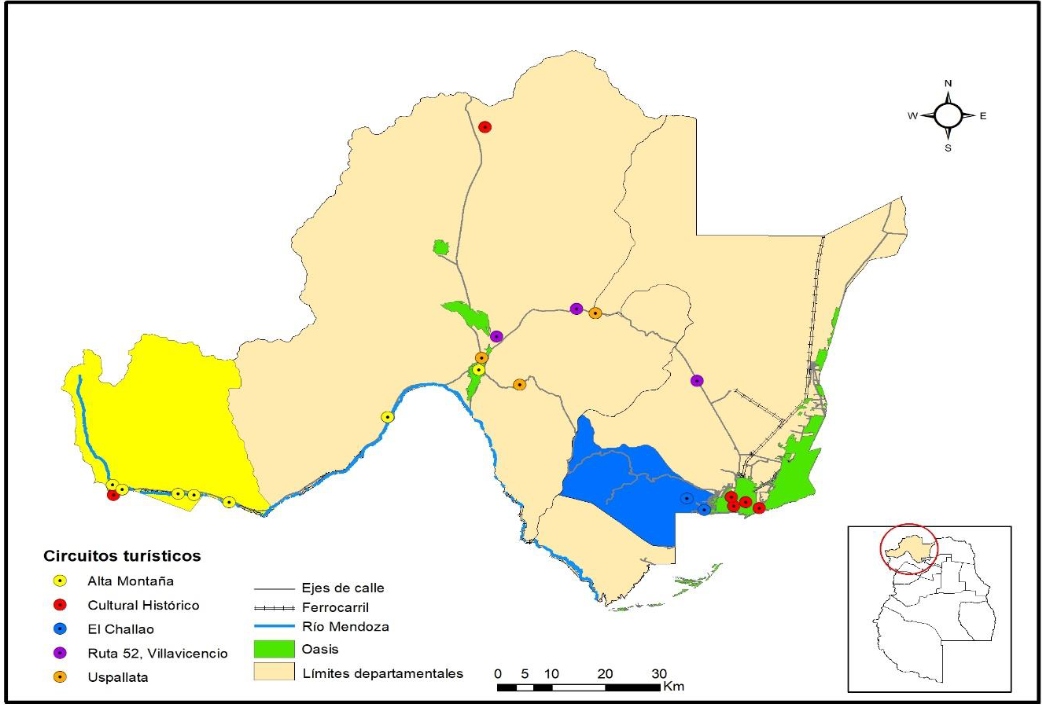 Turismo en el departamento Las Heras. Provincia de Mendoza
