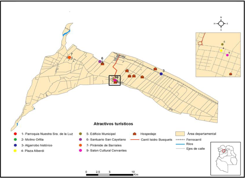 Turismo en el departamento Jun�n. Provincia de Mendoza.