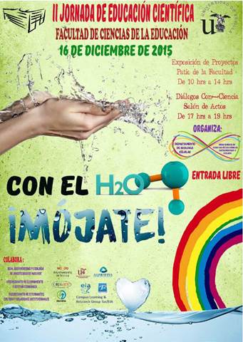 Cartel de las II Jornadas de Alfabetización científica.
