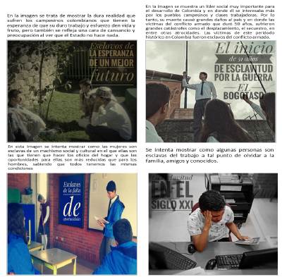 Álbum fotográfico. Derecho a no ser esclavizado. Curso 901.