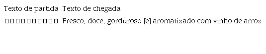 Mudança de sentido físico