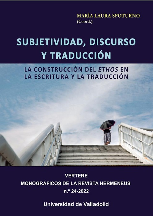 Capa do livro Subjetividad, discurso y traduccin: la construccin del ethos en la escritura y la traduccin