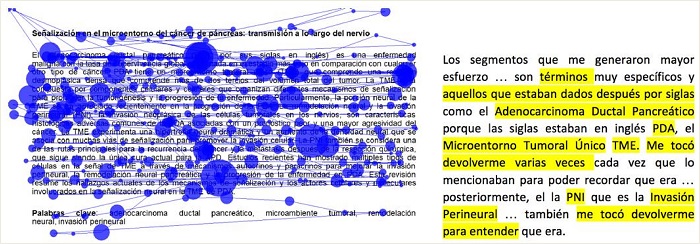 Eye-tracker scan path and verbalizations
