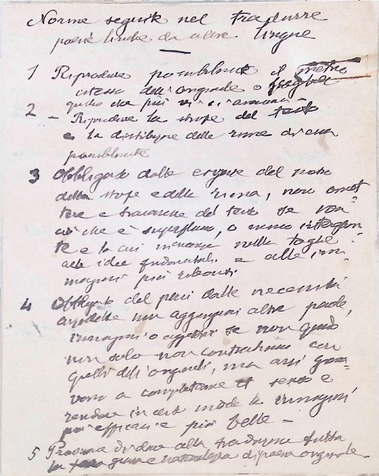 Apontamentos manuscritos de Cannizzaro sobre a tradu��o da poesia l�rica (Ms. FN 435; 88v)