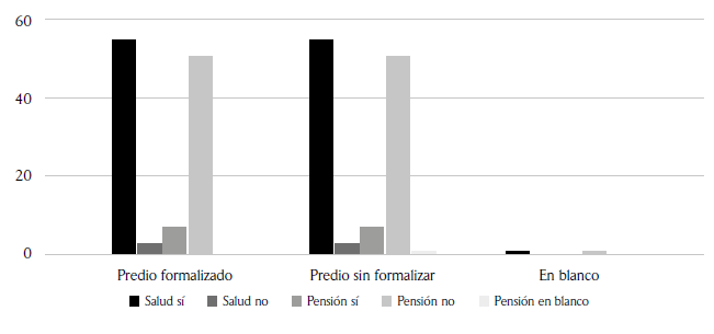 Cuenta con acceso a la salud? Cotiza seguridad social en pensin?