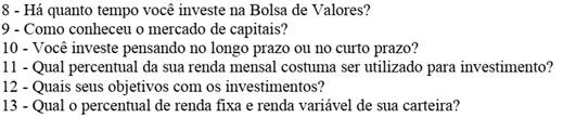 PERFIL DO JOVEM INVESTIDOR