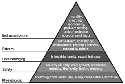 Pirâmide das Necessidades Humanas Humanas