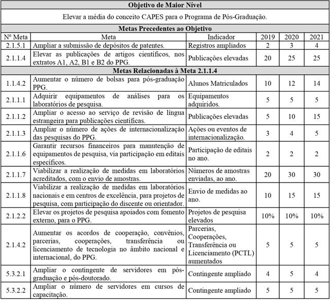 Planejamento do Instituto (tático e estratégico)