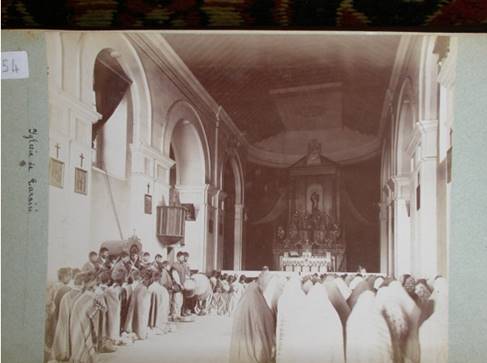 Interior del templo de la Purísima Concepción de Tarairí