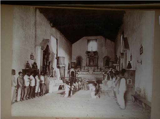 Interior del templo Nuestra Señora de la Merced de Igüembe