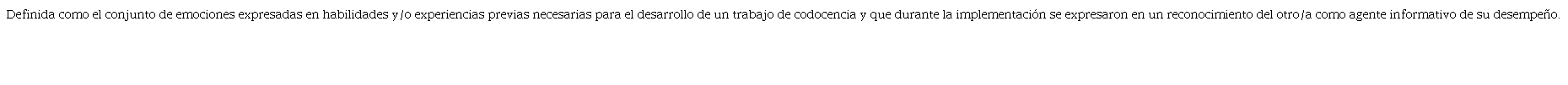 Dimensi&oacute;n emociones expresadas en fortalezas, debilidades y mi pareja como agente informativo