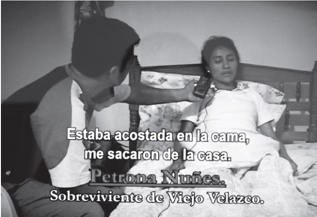 Testimonio de la se&ntilde;ora Petrona Nu&ntilde;es