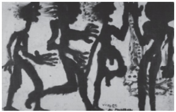 Louis Soutter, “Les vierges du pharaon” (1935-1940)