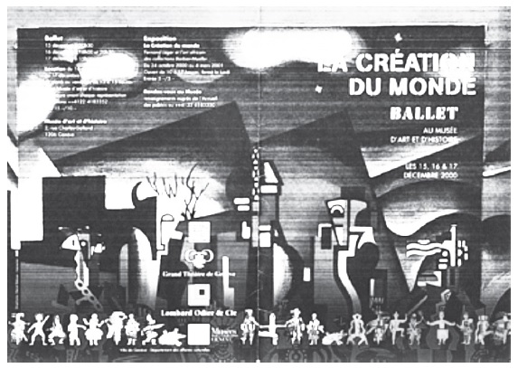 La création du monde, ballet creado por Blaise Cendrars, Darius Milhaud y Fernand Léger