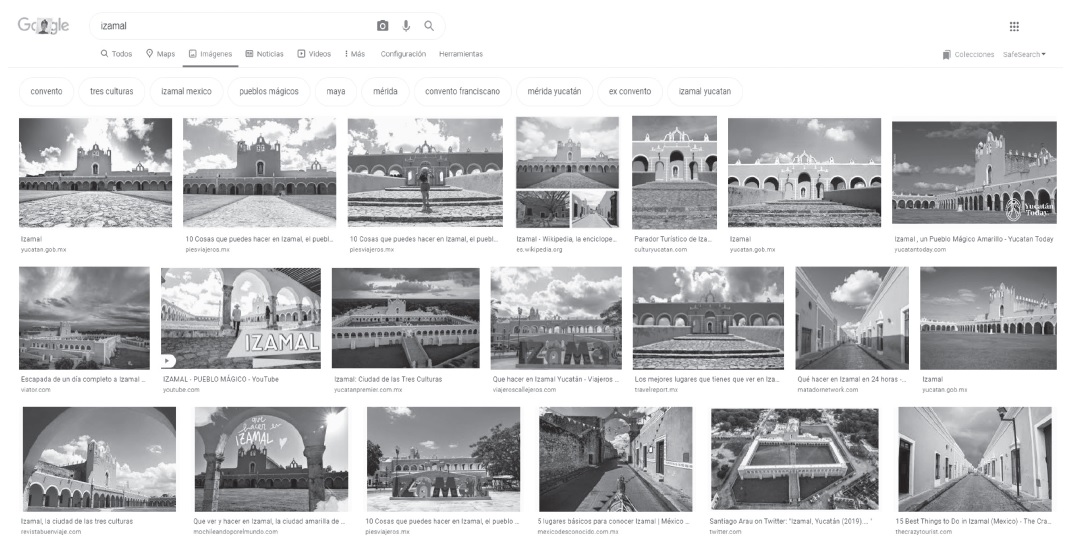 Muestra de folletos de la promoci�n tur�stica de Izamal