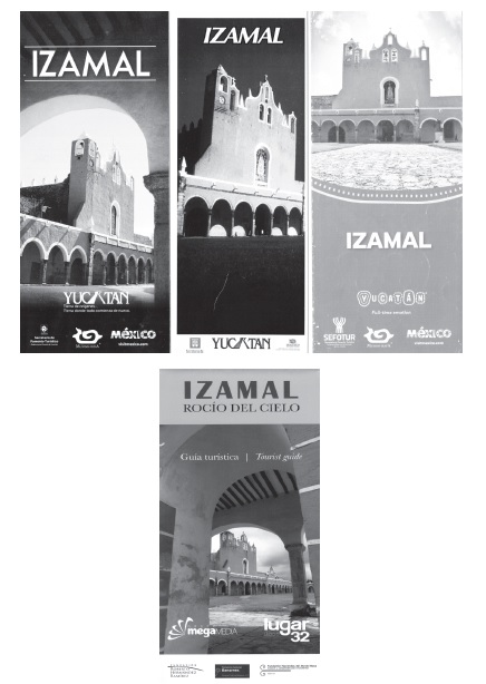 Anverso de folleto y portada del libro en el que viene inserto