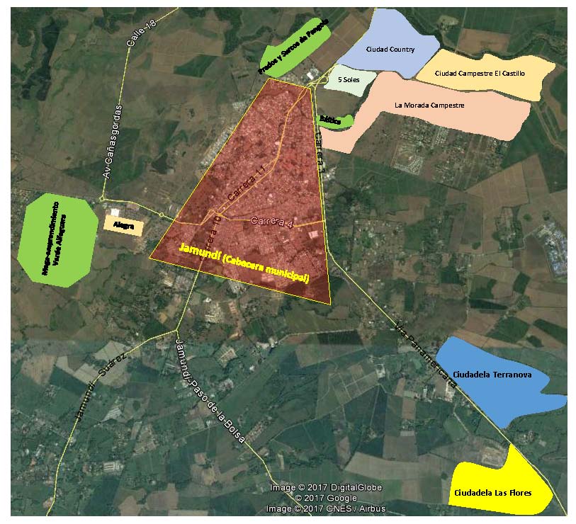 Archipi&eacute;lago metropolitano segmentado, Jamund&iacute;