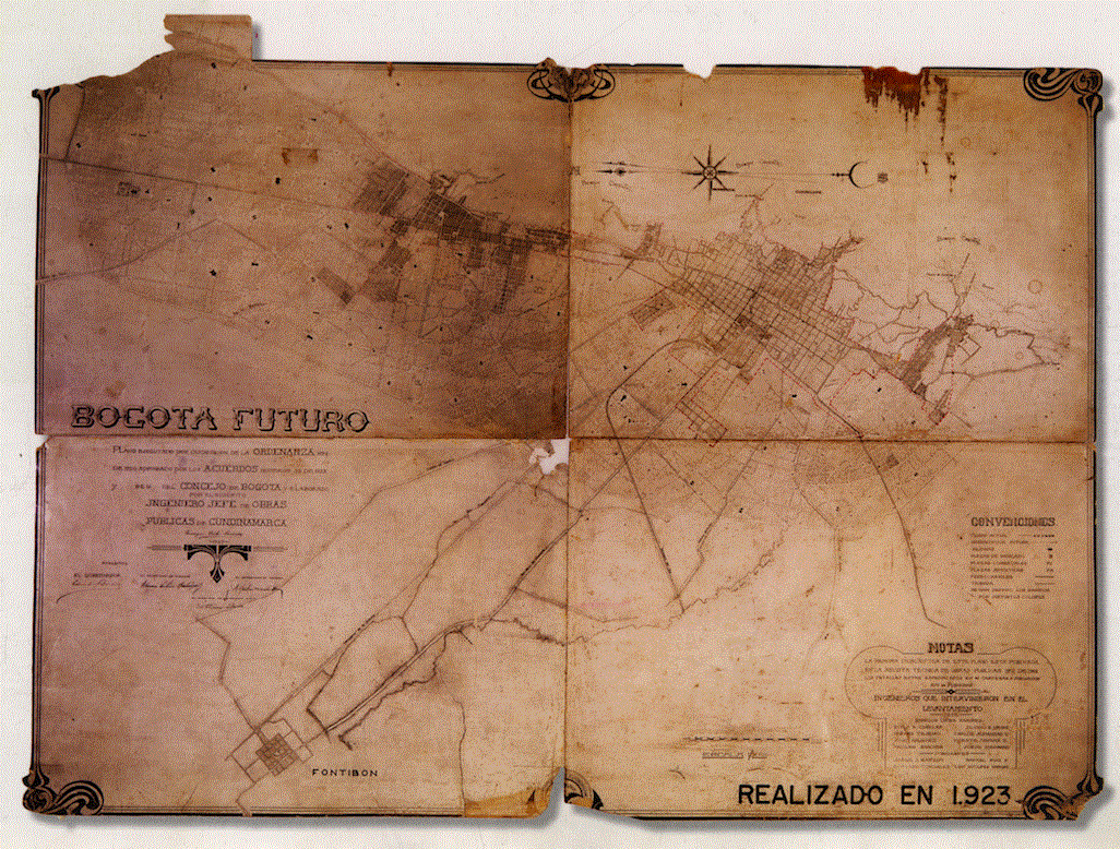 Plano &ldquo;Bogot&aacute; Futuro&rdquo; (1923)
