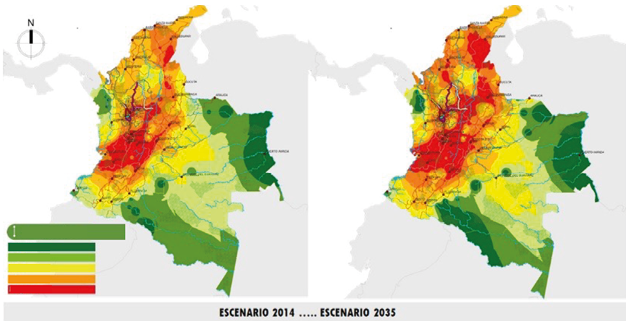 &Iacute;ndice de accesibilidad absoluta 2014-2035