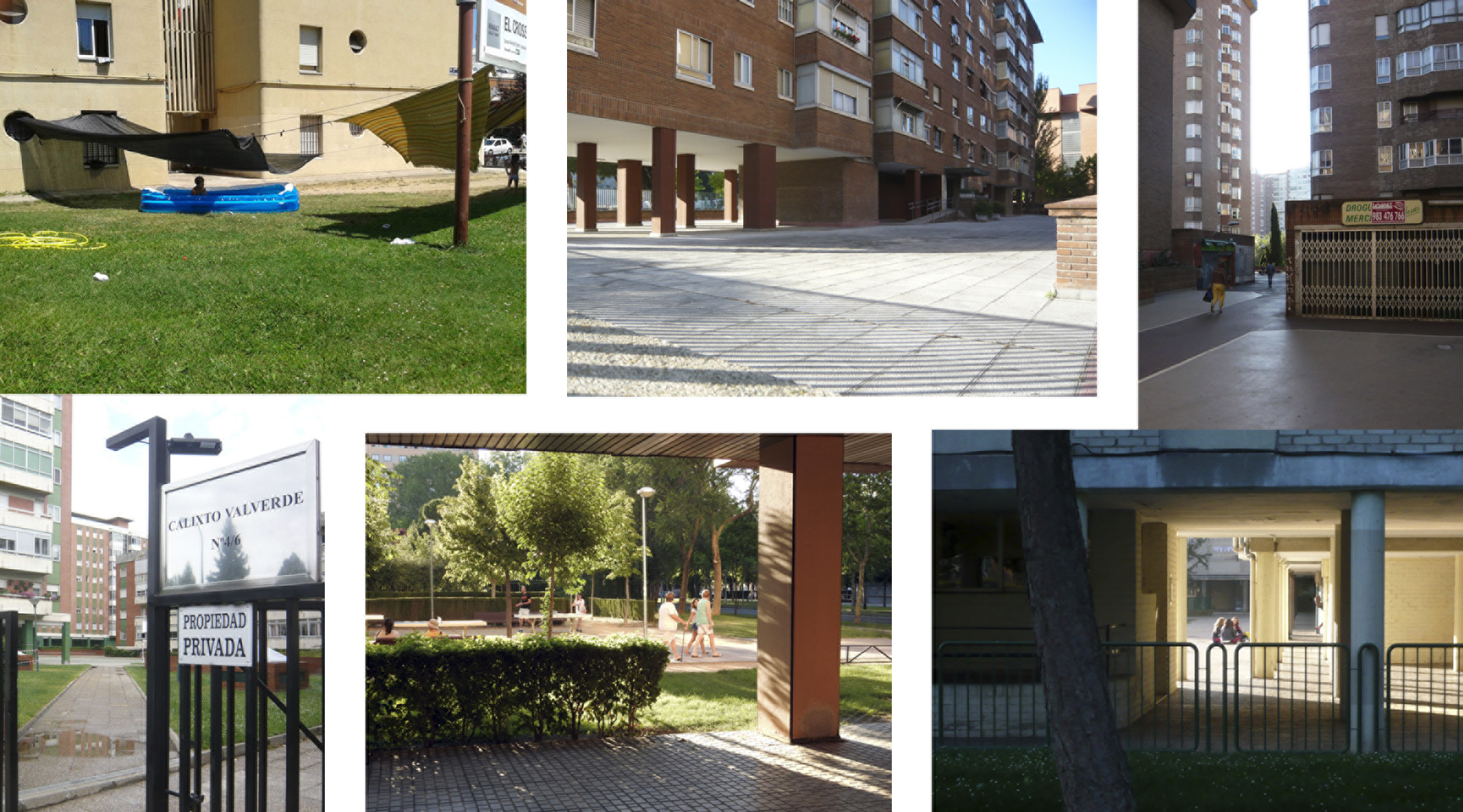 Mosaico de fotografías de Huerta del Rey