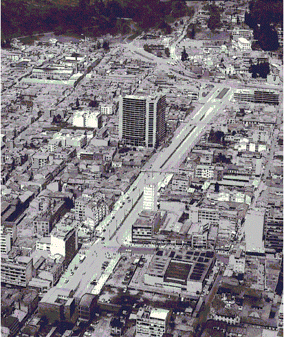 Apertura vial de la Avenida 19 con el edificio Residencias Sabana