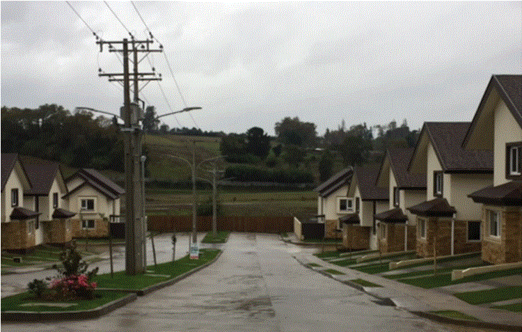 Imagen 1. Barrios fronterizos a tierras con t&iacute;tulos de Merced Ind&iacute;genas al norponiente de la ciudad