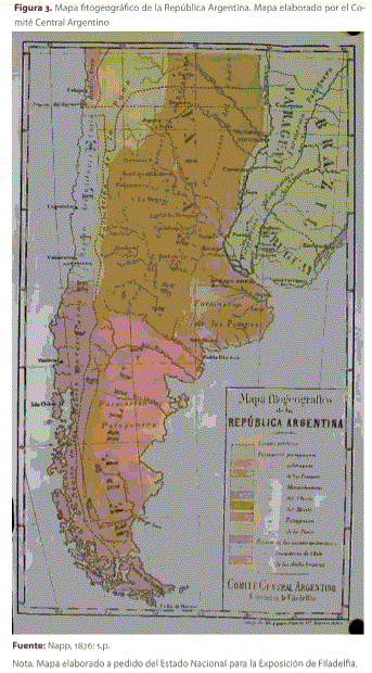 Figura 3. Mapa fitogeogr�fico de la Rep�blica Argentina. Mapa elaborado por el Comit� Central Argentino