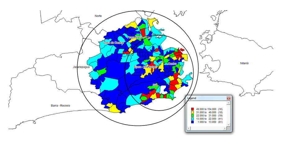 Deslocamentos atra�dos em at� 15 km do centro hist�rico