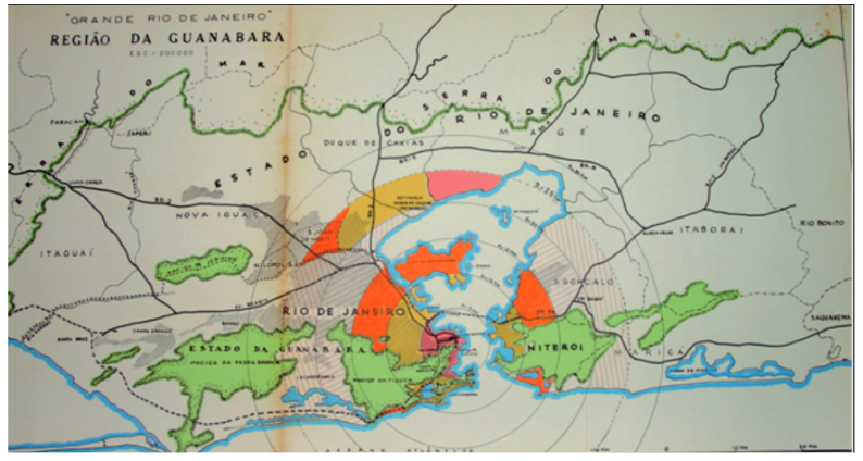 Polariza��o da Regi�o da Guanabara na d�cada de 1970