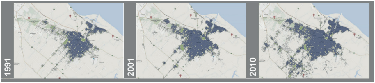 Expansin urbana de la ciudad de La Plata