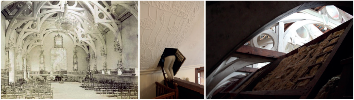 Antigua sala de escuela de equitacin