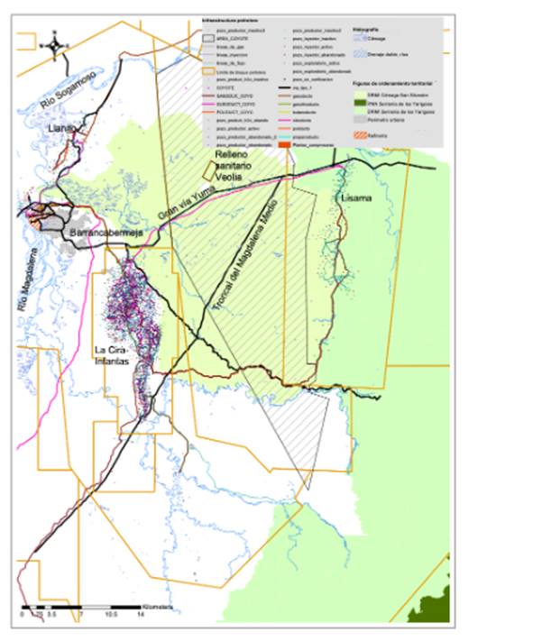 Infraestructura petrolera de la Superintendencia de Mares (2022)