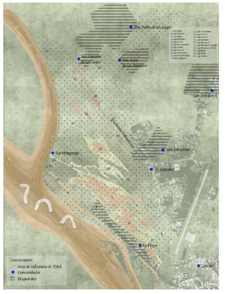 Ubicaci�n: El sistema lagunar de Yahuarcaca