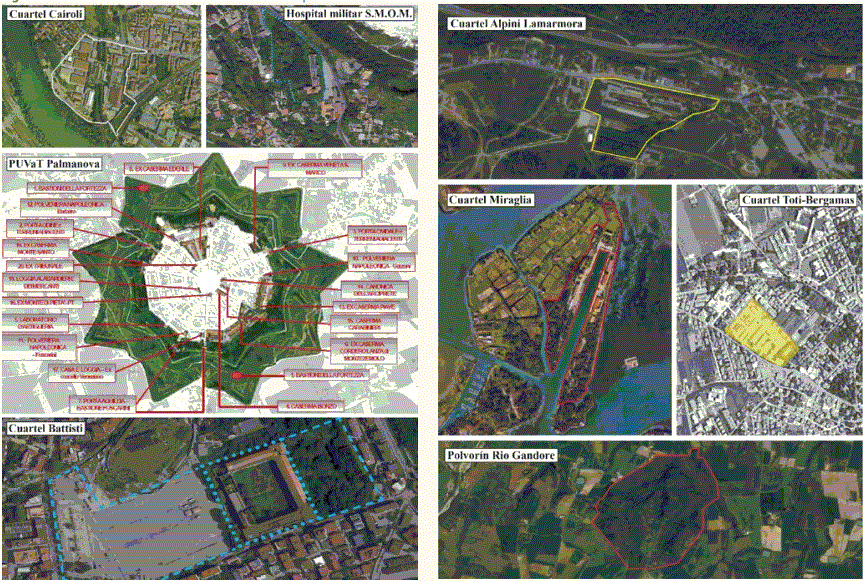 Instalaciones militares involucradas en las consultas p&uacute;blicas