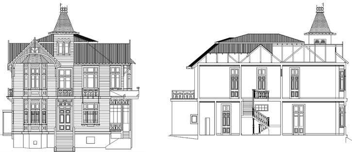 Planos de arquitectura del caso 6.