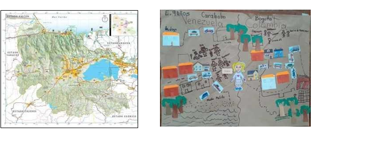 Mapa del estado de Carabobo en Venezuela y representacin Mapping N1