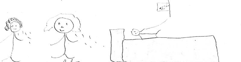 A Despedida - Desenho Feito por Uma Enfermeira