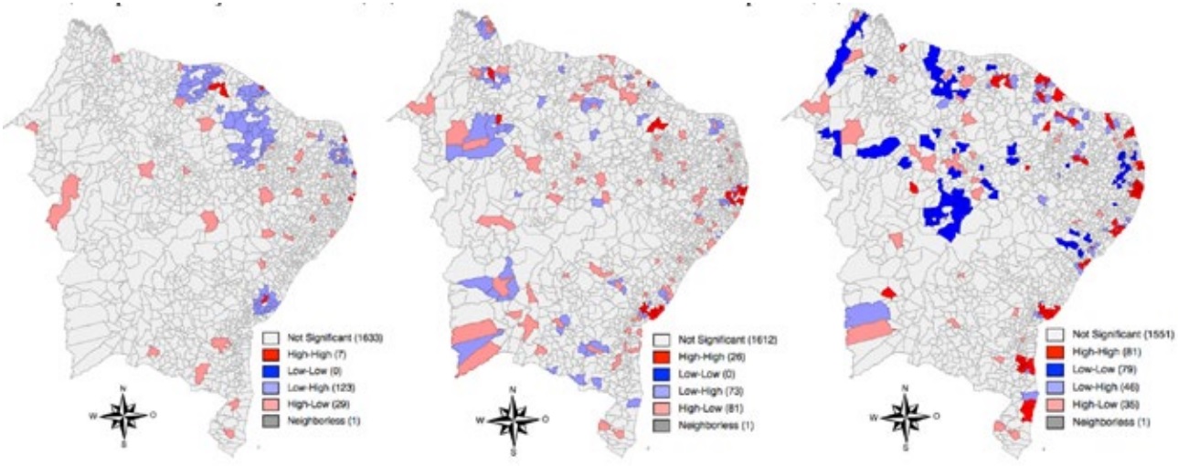 Mapas de cluster da especializa&ccedil;&atilde;o da oferta dos cursos de Ensino Superior e mercado de trabalho com Ensino Superior na &aacute;rea de Tecnologia da Informa&ccedil;&atilde;o