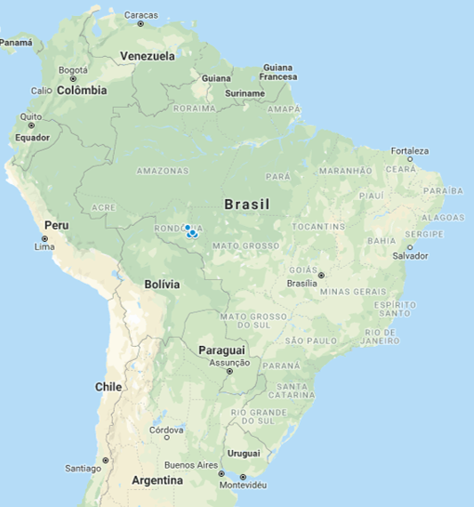 Figura 2 &ndash; Localiza&ccedil;&atilde;o das cooperativas