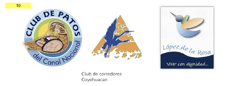 Figura: 10. [logotipos que fueron tomados de las p�ginas web de las organizaciones sociales que los crearon]