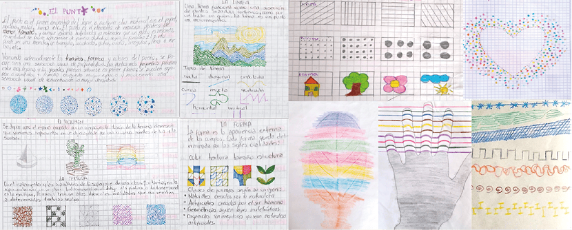 Evidencias del primer taller de dibujo art�stico, elementos b�sicos