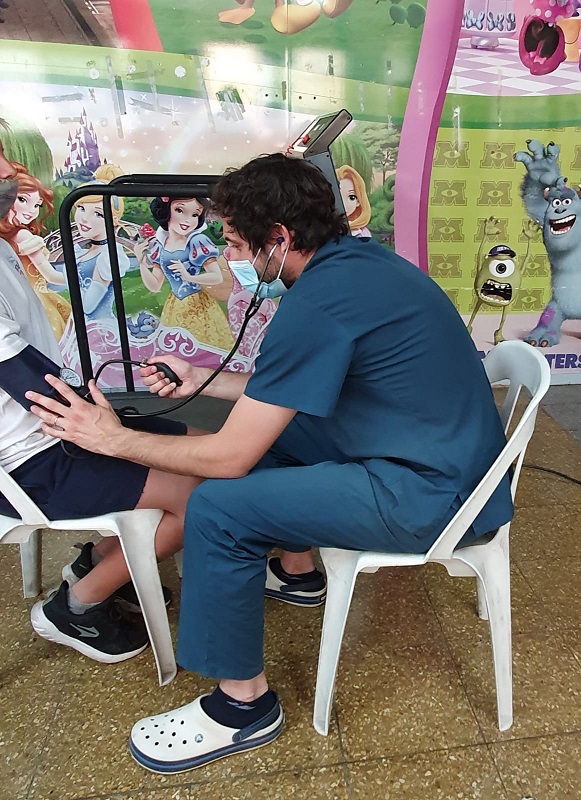 Registro en reposo de valores basales. 