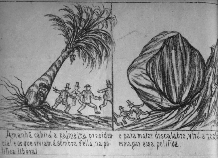 Detalhe do jornal O Moleque