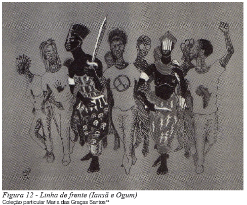 Linha de frente (Ians&atilde; e Ogum)